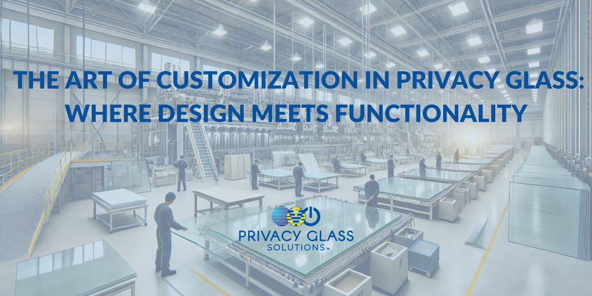 Title and image to represent the article about the art of customization in privacy glass