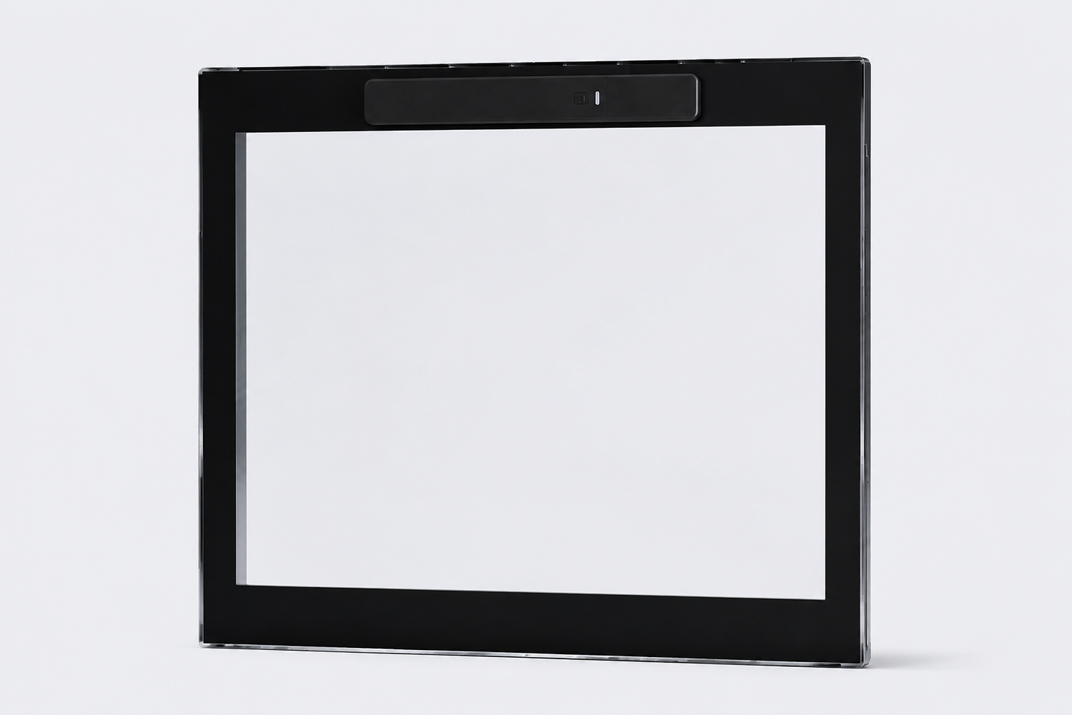 Lyto electrostatic micro-shade fully open for natural light and visibility