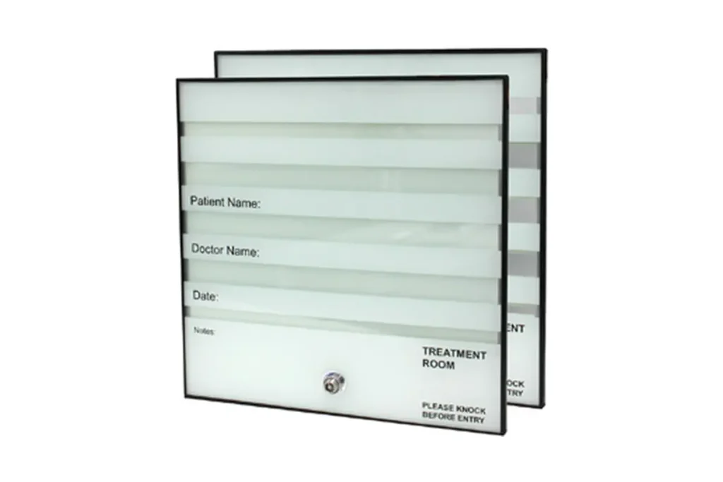VISTA-Note privacy panel with a dry-erase writing surface